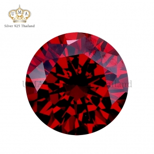 เพชรCZ 6A ทรงกลม การ์เน็ต สีแดงเข้ม (Garnet Dark ROUND CZ)