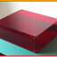 1x กล่องอะคริลิคสีแดงใสรุ่น MB3025 ขนาด 300x250x100 มม.