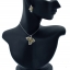 ต่างหูพร้อมจี้ ( ชุบทอง ) = Earring with Pendant ( Gold )