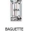 เพชรCZ 8A ทรงสี่เหลี่ยมผืนผ้า สเต็ปคัท สีขาว (BAGUETTE STEP CUT White) - Size 2.5x5mm - 1แพ็ค - 100เม็ด