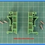 2x ฐานยึดราง DIN Rail สำหรับวางแผงวงจร (DIN RAIL MOUNTING)