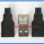 1x USB Socket Type- A Male 4 Pins Soldering Type Socket + Plastic Cover