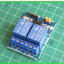 1x แผงวงจรรีเลย์แบบมีออปโต้ DC 5V 2 ช่อง 10A 250V Relay