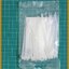 1x เคเบิ้ลไทร์ สีขาว ยาว 4 นิ้ว 100 เส้น (Cable Ties)