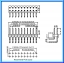 1x Male Pin Header 2x40 Pins Male Angle Type Pitch 2.54mm