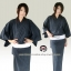 ชุดยูกาตะชายสีกรมลายสี่เหลี่ยม01