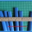 1x Heat Shrink Tube 8.0mm Blue Color Length 1 meter (ท่อหด 8.0มม )