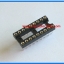 1x IC Socket 18 Pins Round Turned Pin Type Socket 18 pins 7.62mm/0.3 inch Pitch 2.54mm