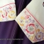 ชุดฮันบก เสื้อสีขาวครีม/กระโปงสีม่วง(M-L 36นิ้ว)