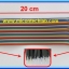 1x จั๊มเปอร์ปลายผู้ผู้ (M2M) 40 เส้น 20 ซม. (Jumper)