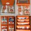 ขายส่ง ชุดเซ็ทของขวัญ3ชิ้น ขนแกะ #ลายริ้ว-กล่องส้ม ส่ง 105 บาท