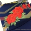 โอบิสำเหร็จทรงหมอนสีน้ำเงินลายทอ03