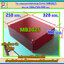 1x กล่องอะคริลิคสีแดงใสรุ่น MB3025 ขนาด 300x250x100 มม.