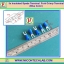 5x หางปลาแฉกหุ้ม สีน้ำเงิน (Spade Crimp Terminal)