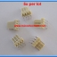 5x WAFER CONNECTOR 4 PINS RIGHT ANGLE TYPE 2.54mm (5pcs per lot)