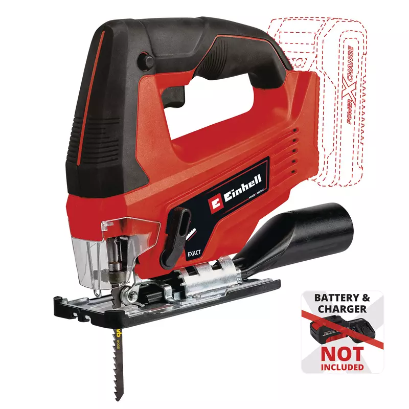 EINHELL เลื่อยจิ๊กซอไร้สาย TC-JS 18 Li-Solo {สินค้าไม่รวมแบตเตอรี่/เครื่องชาร์จ} (A4321237)