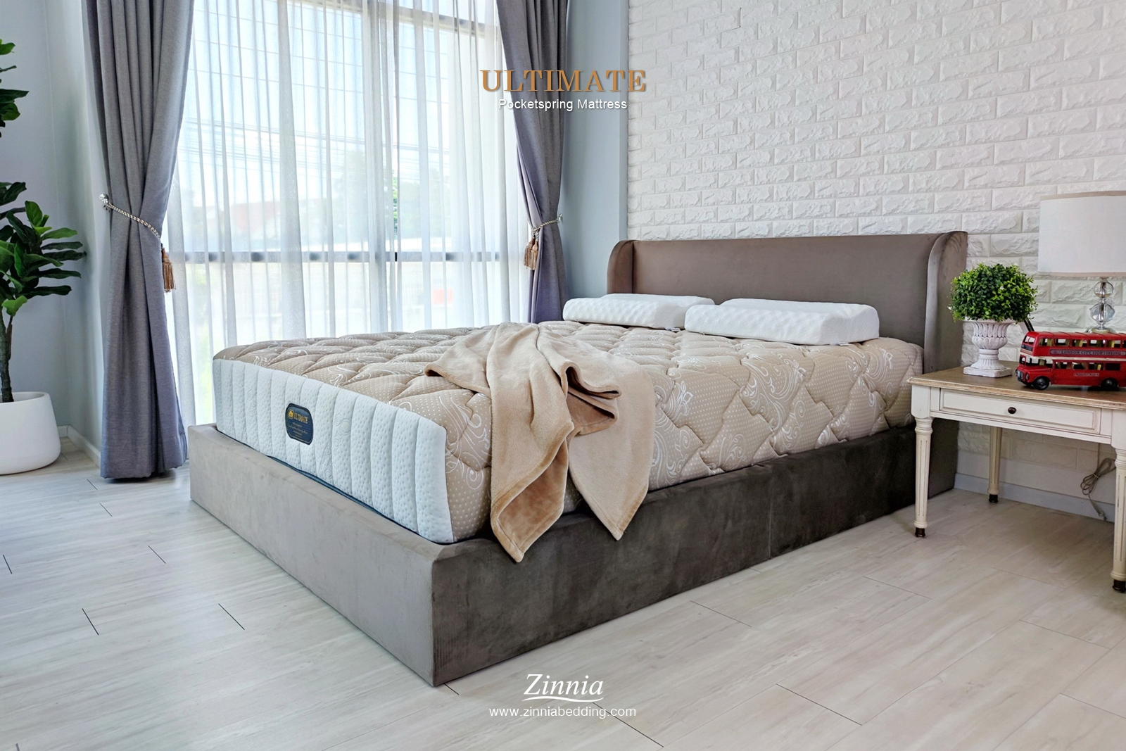 ที่นอนพ็อกเก็ตสปริง รุ่นULTIMATE แถมฟรีชุดเครื่องนอน