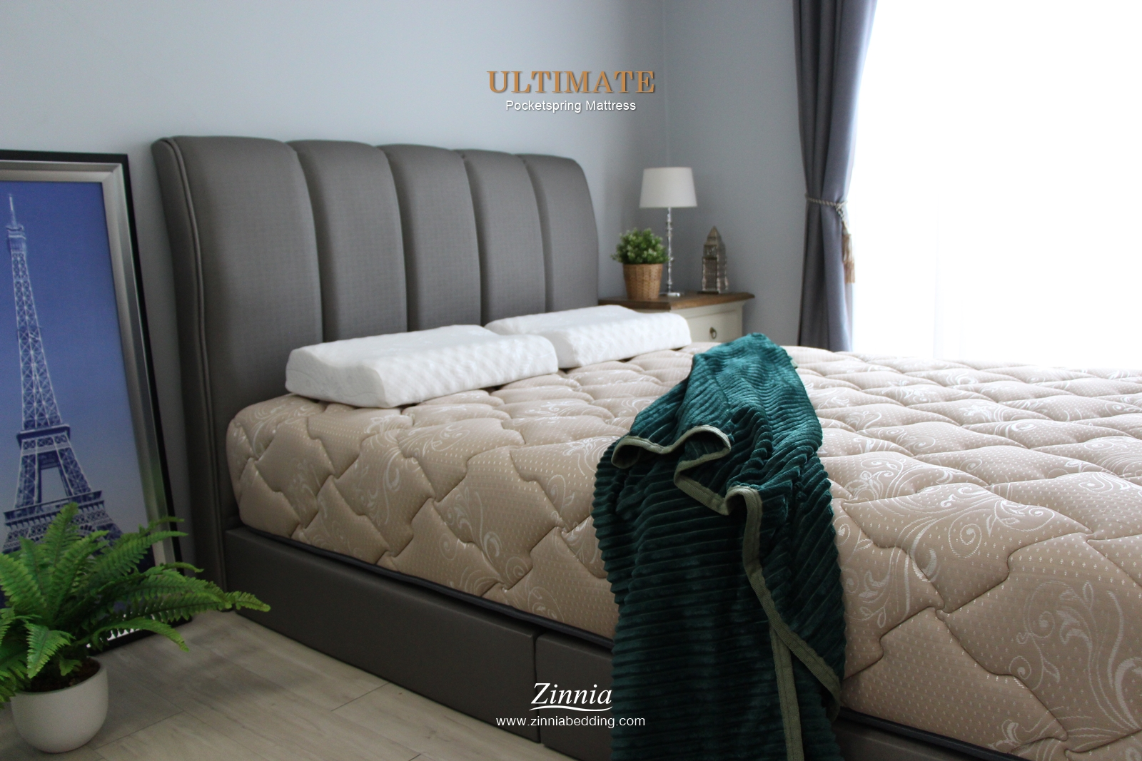 ที่นอนพ็อกเก็ตสปริง รุ่นULTIMATE แถมฟรีชุดเครื่องนอน