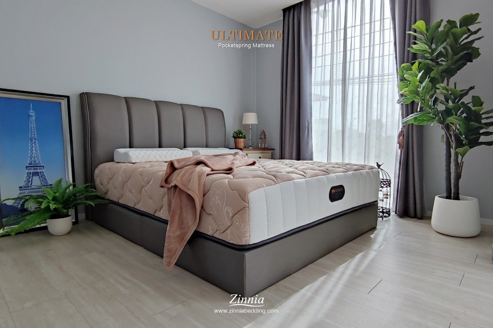 ที่นอนพ็อกเก็ตสปริง รุ่นULTIMATE แถมฟรีชุดเครื่องนอน